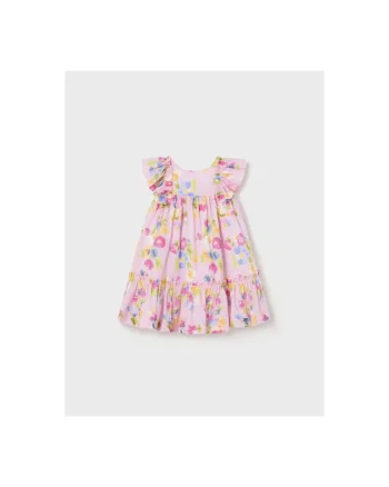 Rochie fete,  302066537, Bumbac, Roz, Roz