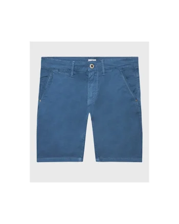Pantaloni scurti copii,  Bumbac, Albastru, Albastru