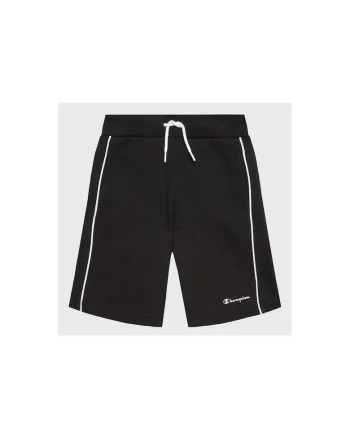 Pantaloni scurti copii,  Bumbac, Negru, Negru