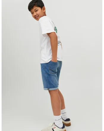 Blugi scurti regular fit, Albastru