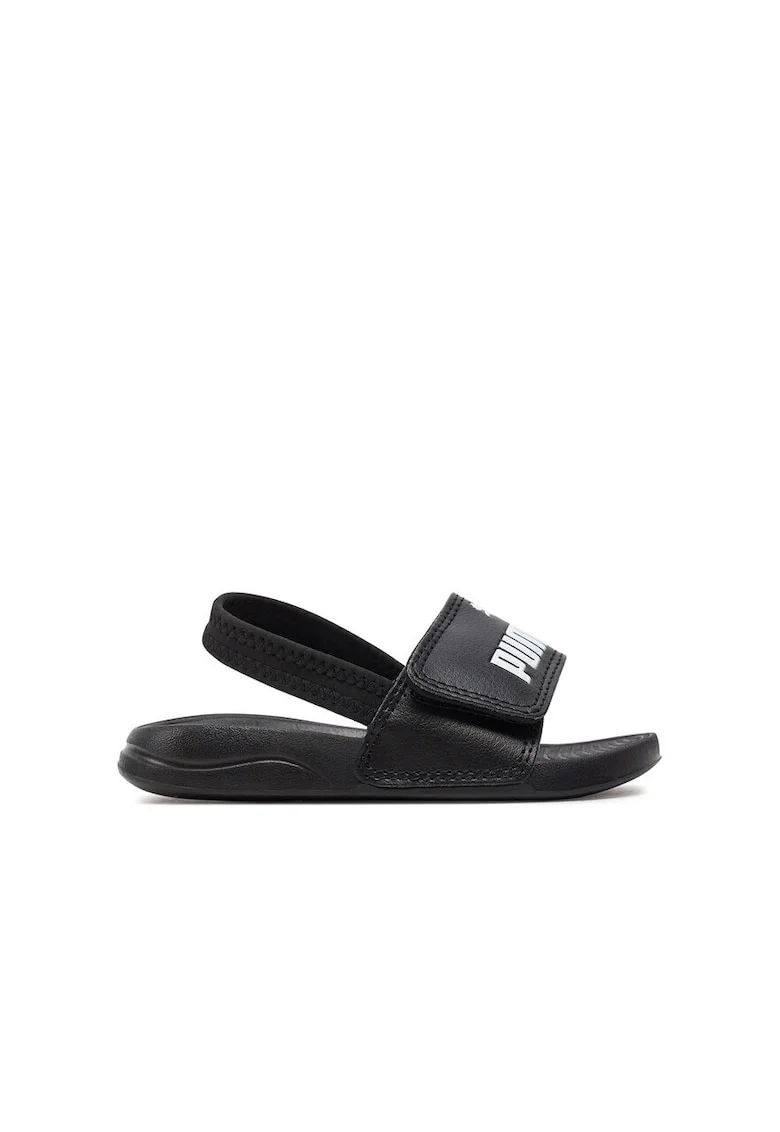 Sandale copii,  590559, Sintetic, Negru, Negru