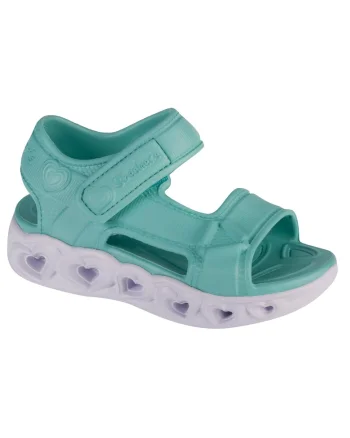 Sandale copii,  Heart Lights Sandal - Always Flashy 308045, Verde menta