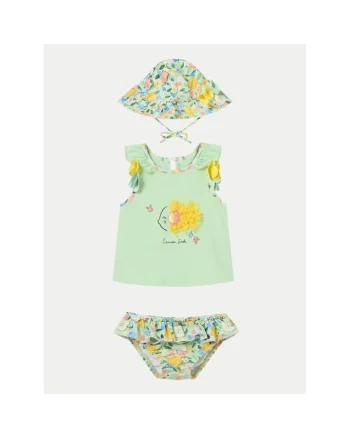Costum de baie copii,  138850, Verde, Poliester