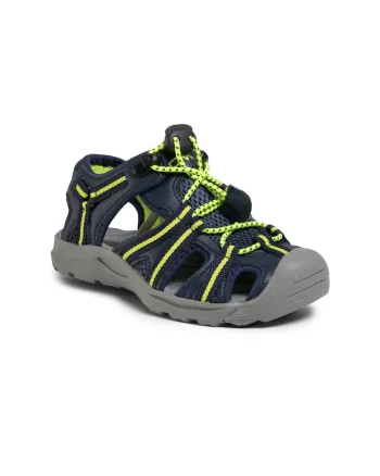 Sandale copii,  207136342, Piele ecologica, Albastru marin, Bleumarin