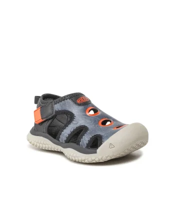 Sandale copii,  300435274, Piele ecologica, Gri, Gri