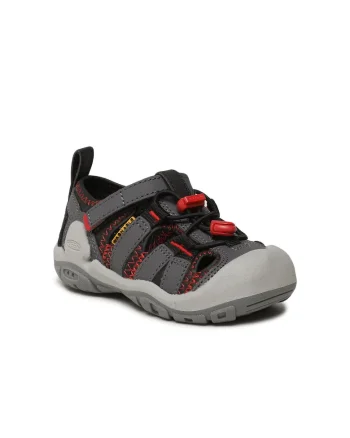 Sandale copii,  303196240, Piele ecologica, Gri, Gri