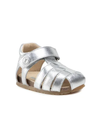 Sandale  300059005, Piele naturala, Argintiu, Argintiu