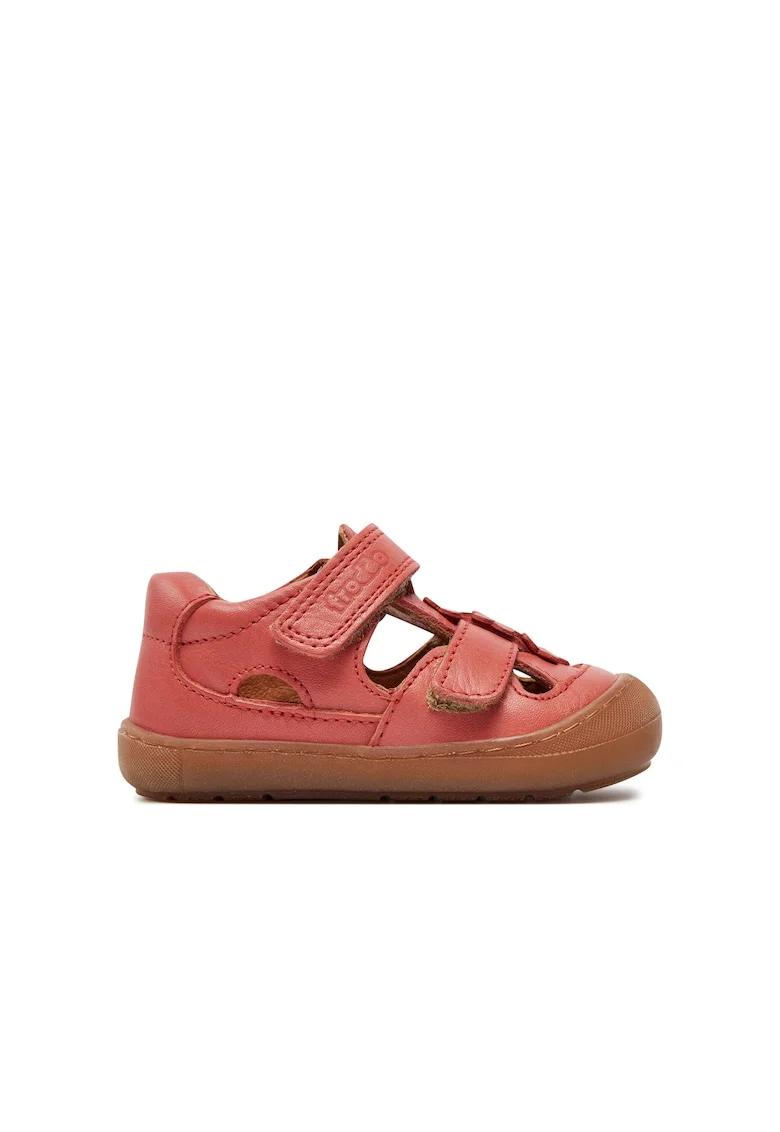 Sandale copii,  887087, Piele naturala, Rosu