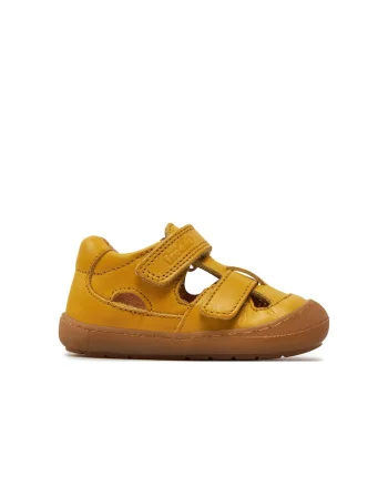 Sandale copii,  887049, Piele naturala, Galben