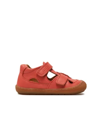 Sandale copii,  887094, Piele naturala, Rosu