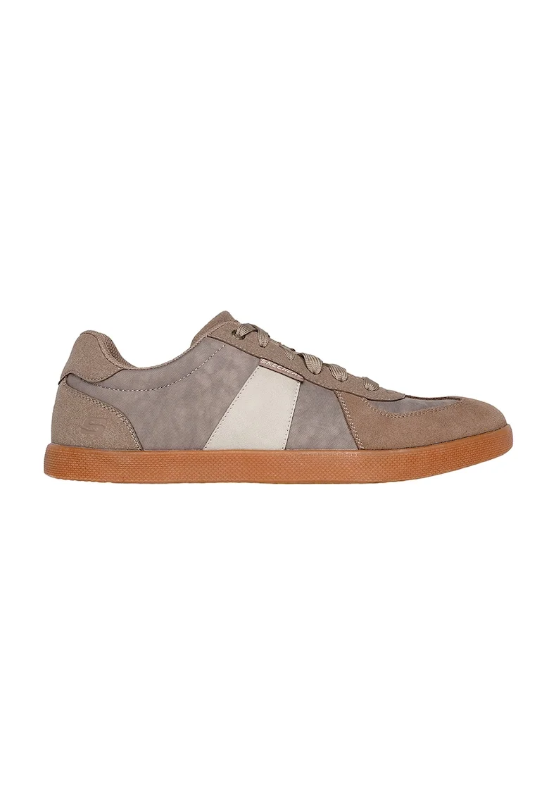 Pantofi sport cu garnituri din piele intoarsa Placer - Camilo, Maro taupe deschis