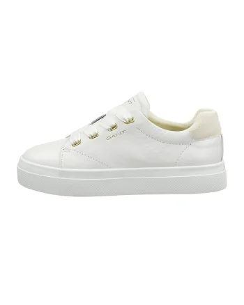 Pantofi sport de piele Avona, Alb