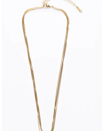 Colier placat cu aur de 18K, Auriu