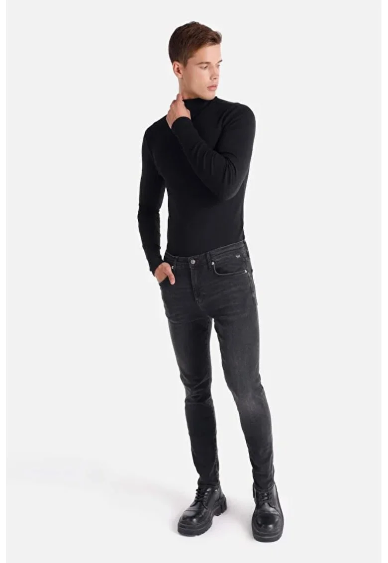 Pantaloni De Barbati Negru Skinny Fit Cl1066243