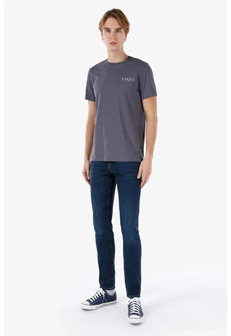 Pantaloni De Barbati Albastru Straight Fit 044 Karl Cl1067225