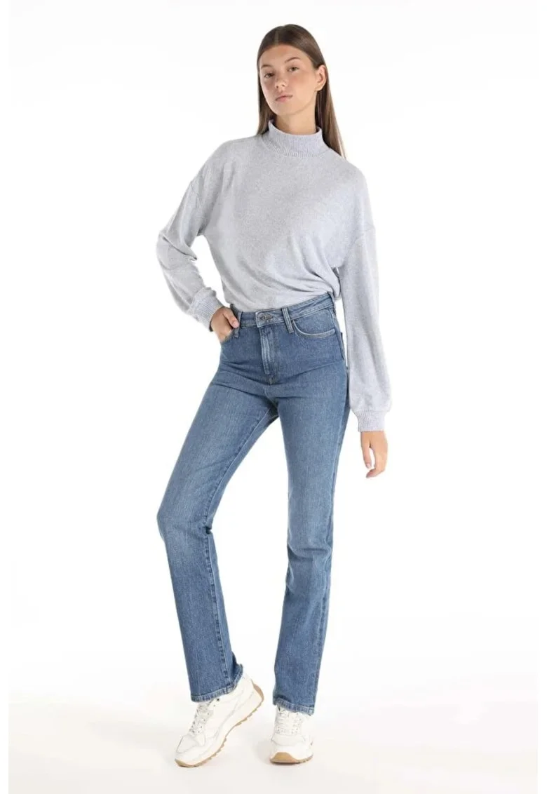 Pantaloni De Dama Albastru Regular Fit 792 MILA CL1065553 8683197863539