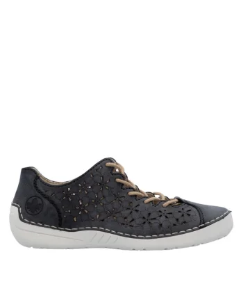 Pantofi casual, dama,  ANTISTRESS, 52518-14 bleumarin, piele ecologica, Bleumarin