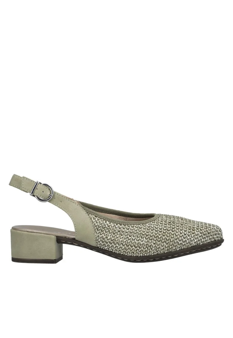 Pantofi casual, dama,  ANTISTRESS, 47060-52 verde, piele ecologica, Verde