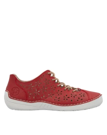 Pantofi casual, dama,  ANTISTRESS, 52518-33 rosu, piele ecologica, Rosu