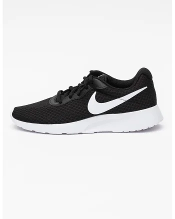 Pantofi sport din plasa cu logo Tanjun, Alb/Negru
