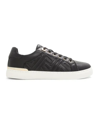 Pantofi sport low-cut din piele ecologica Iconispec, Negru