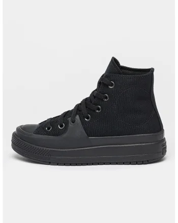 Tenisi unisex inalti Chuck All Star Taylor Construct, Negru