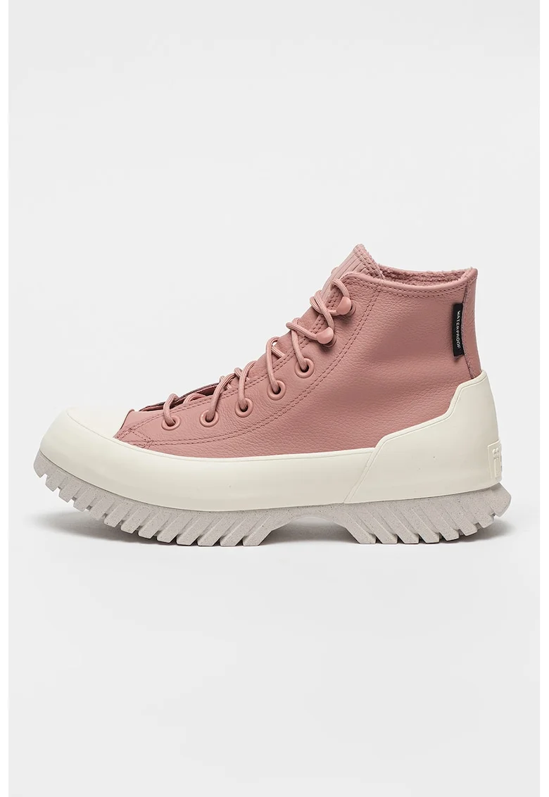 Tenisi unisex din piele Chuck Taylor All Star Lugged 2.0, Roz prafuit