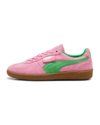 Pantofi sport de piele intoarsa Palermo Special, Verde/Roz