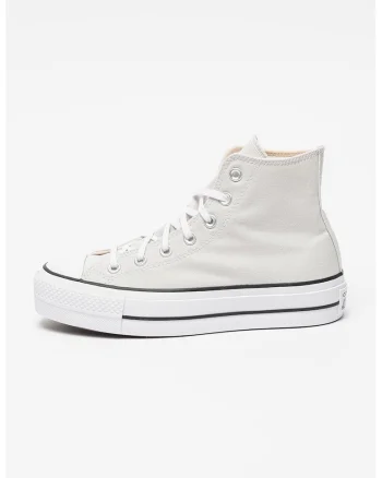 Tenisi inalti cu platforma All Star, Gri deschis