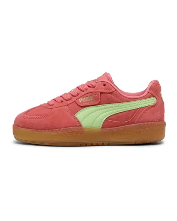 Pantofi sport Palermo Moda Xtra Gum low-cut, Rosu stins/Verde fistic