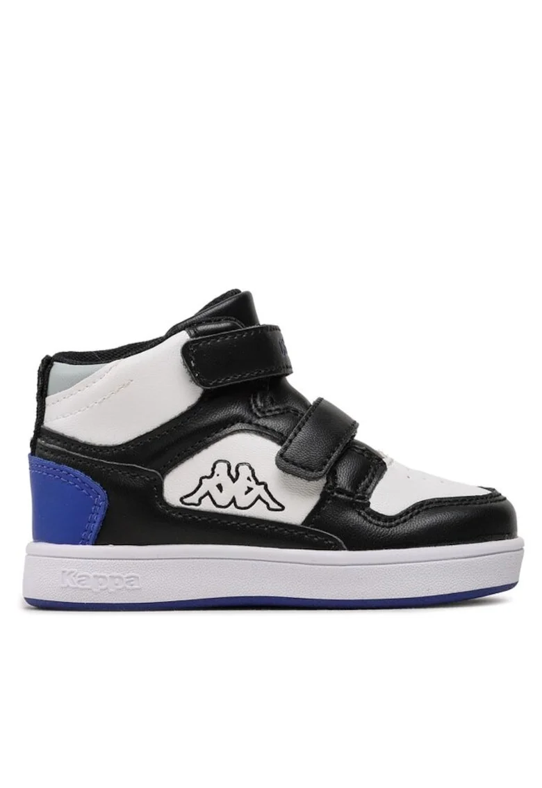 Mocasini copii  302734368, Piele ecologica, Negru/Alb, Alb/Negru