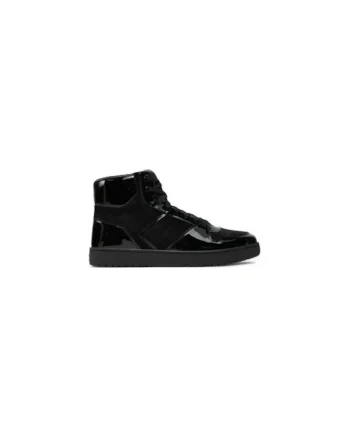 Pantofi sport barbati  304430404, Piele ecologica, Negru, Negru