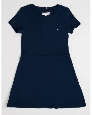 Rochie mini de bumbac, Bleumarin