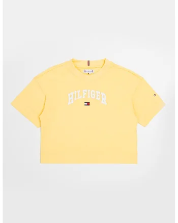Tricou cu imprimeu logo, Galben