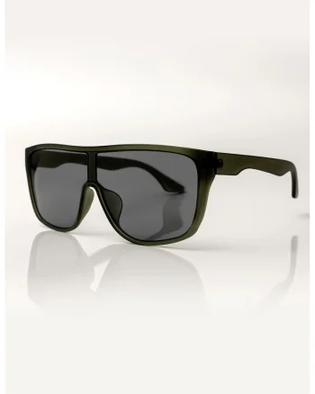 Ochelari de soare shield, Verde inchis