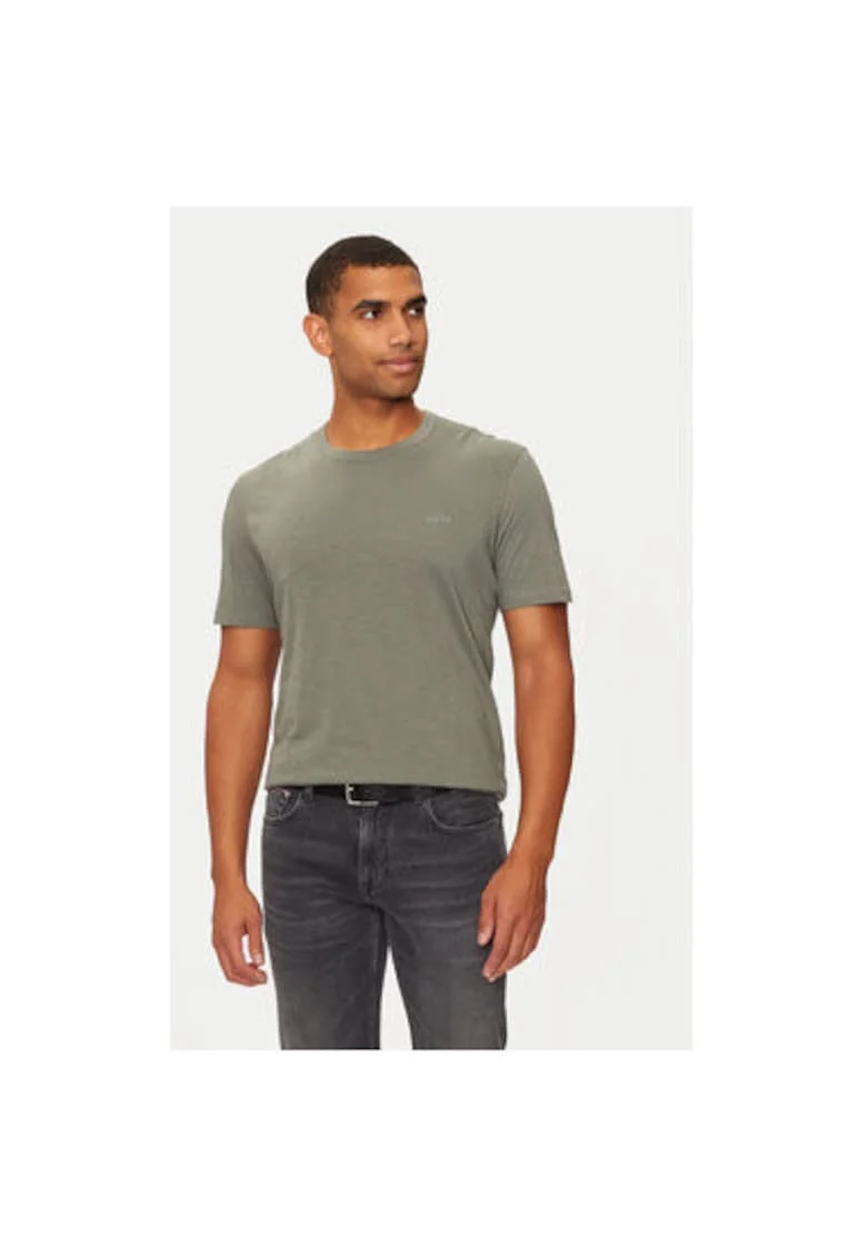Tricou barbati,  304241901, Bumbac, Gri, Gri