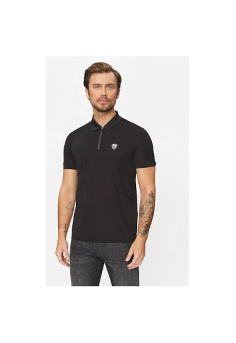 Tricou barbati, Emporio Armani  303083328, Viscoza/Poliamida, S INTL, Negru