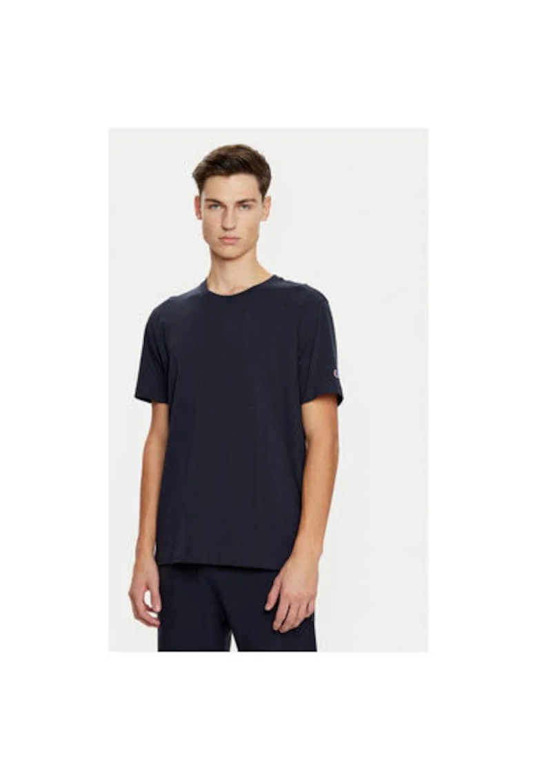 Tricou barbati,  304700606, Bumbac, Albastru, Albastru