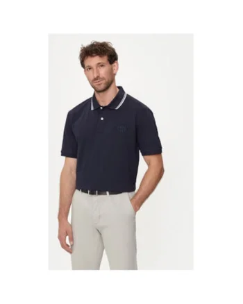 Tricou barbati,  304006302, Bumbac, Albastru, Albastru