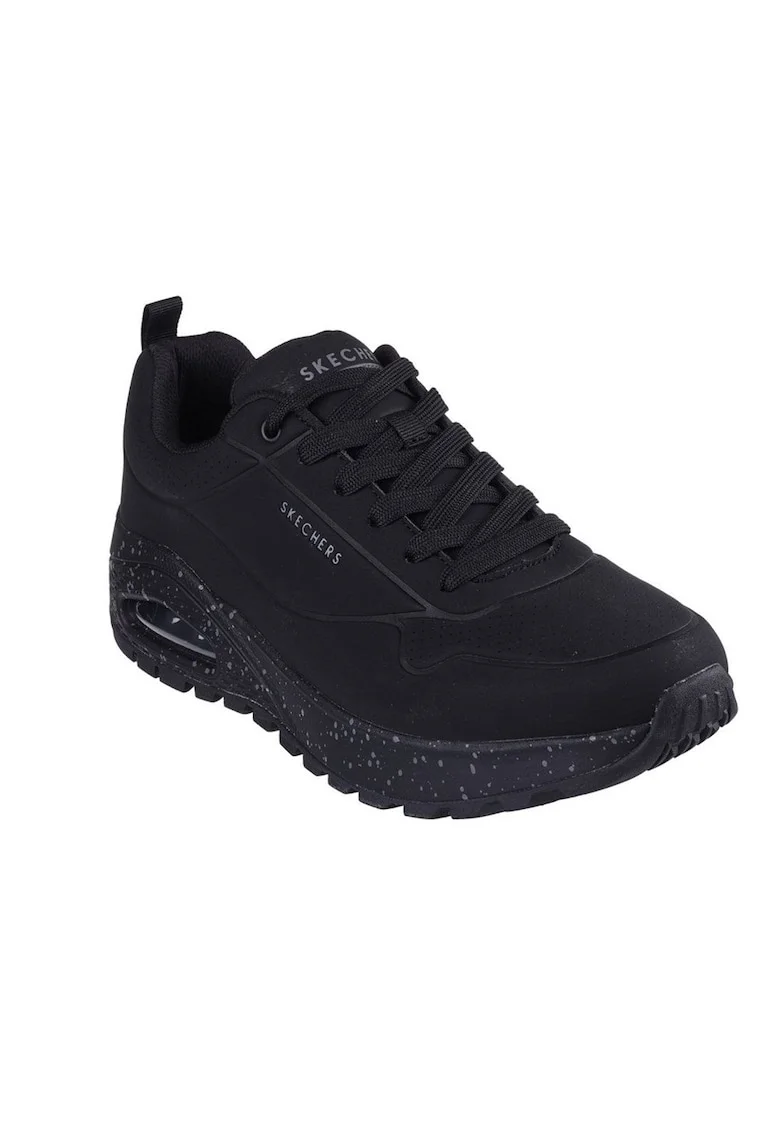 Pantofi sport barbati  304123573, Piele ecologica, Negru, Negru