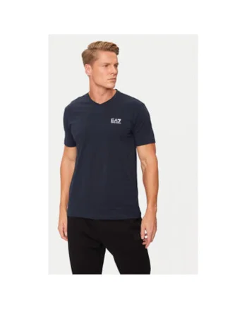 Tricou barbati, Emporio Armani  304213014, Bumbac, Albastru, Albastru