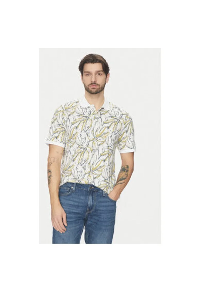 Tricou barbati,  304778469, Bumbac, Alb, Alb