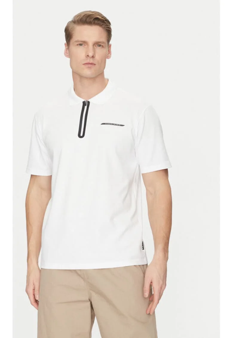Tricou barbati,  304778865, Bumbac/Poliester, Alb, Alb