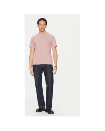 Tricou barbati,  304865176, Bumbac, Roz, Roz