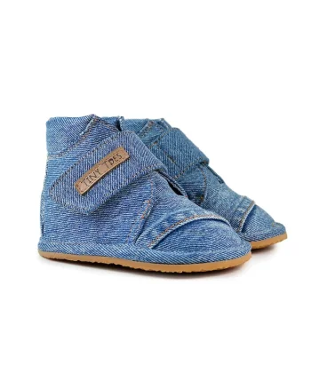 Ghete Barefoot din denim, Vyon, Albastru, Albastru