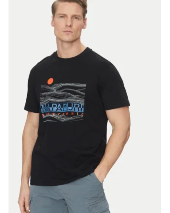 Tricou barbati,  305102768, Bumbac, Negru, Negru
