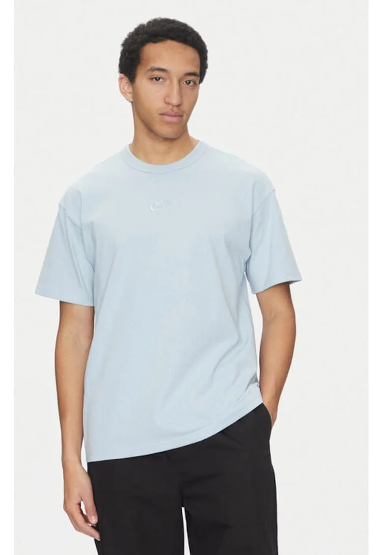 Tricou barbati,  305365606, Bumbac, Albastru, Albastru