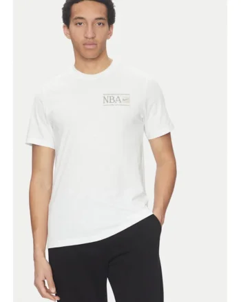Tricou barbati,  305365354, Bumbac, Alb, Alb