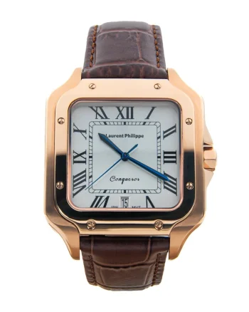 Ceas Conqueror Spirit of the Rose Brun Du Palais cu finisaj Rose Gold