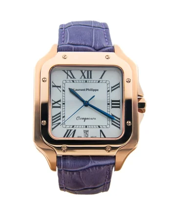 Ceas Conqueror Spirit of the Rose Orchidée Nocturne cu finisaj Rose Gold